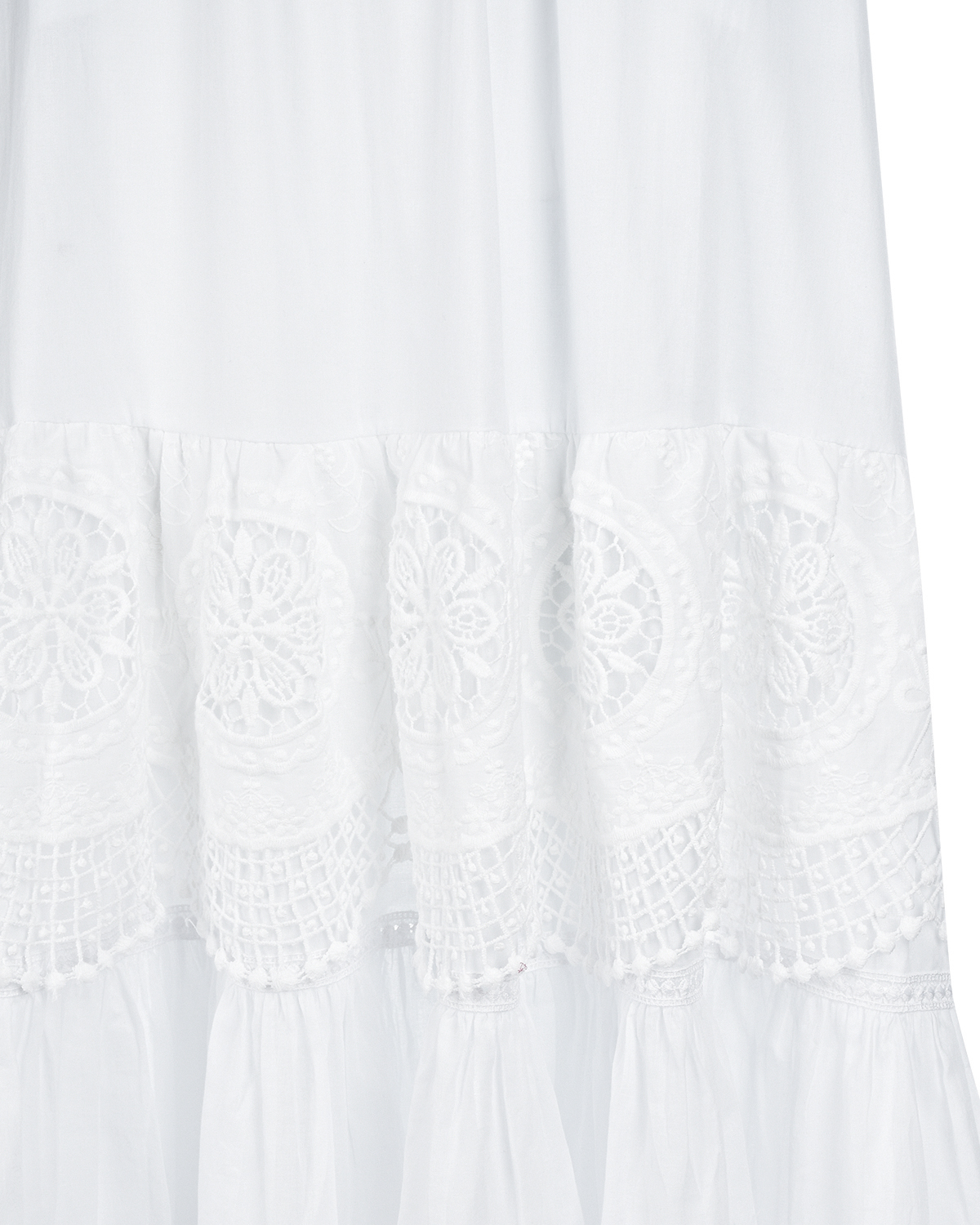 Белая юбка с кружевной отделкой Charo Ruiz - фото 5