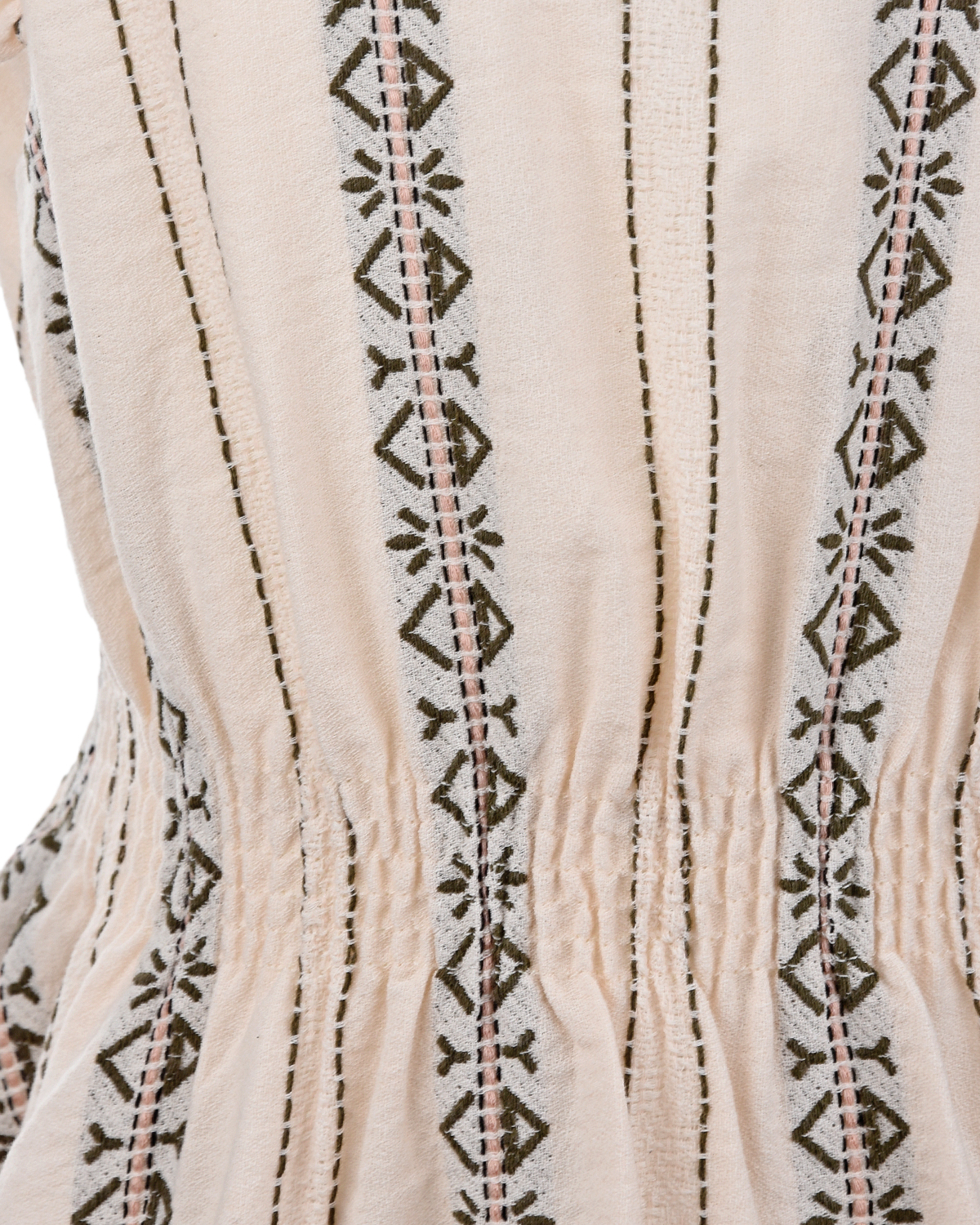 Приталенное платье с рукавами-крылышками Dior детское, размер 104, цвет мультиколор - фото 3