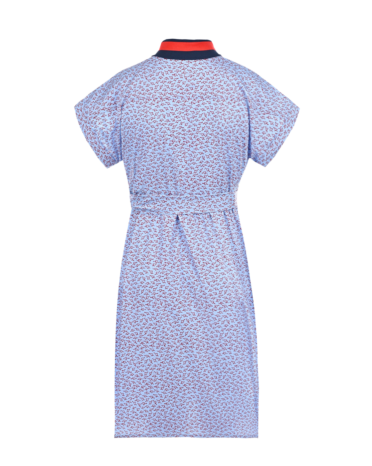 Голубое платье с отложным воротником для беременных Dan Maralex, размер 42, цвет нет цвета - фото 2