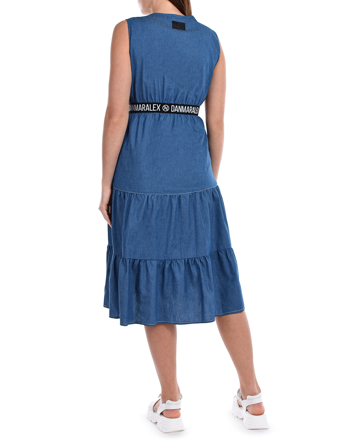 Синее джинсовое платье для беременных Dan Maralex - фото 3