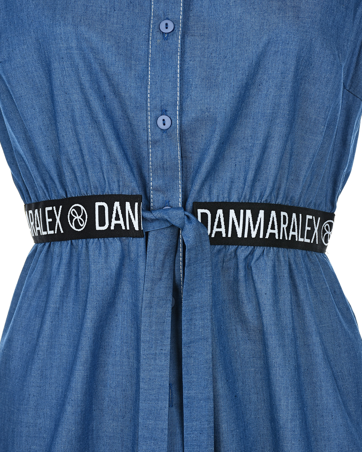 Синее джинсовое платье для беременных Dan Maralex - фото 6