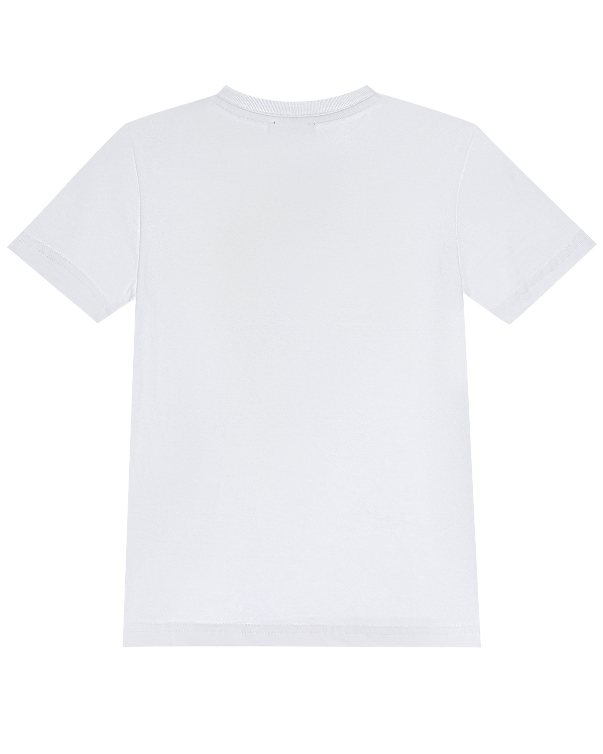 Белая футболка с неоновой вставкой Diesel детская - фото 3