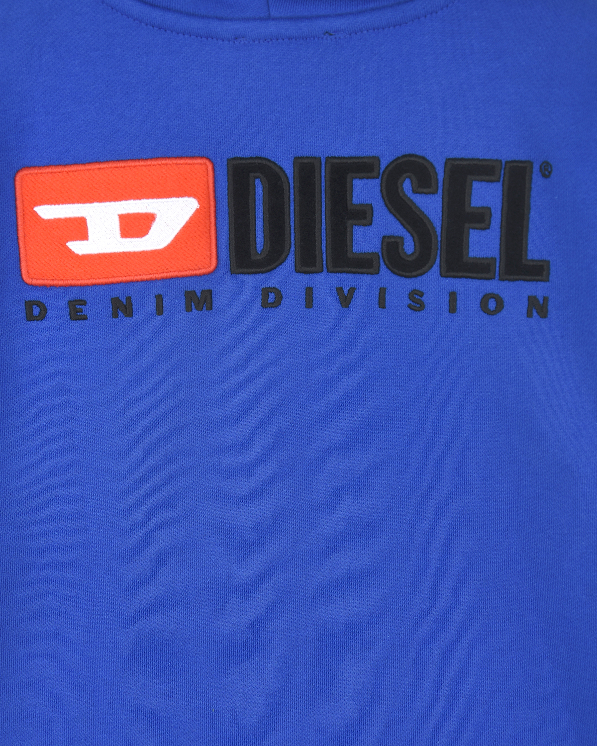 Синяя спортивная куртка с капюшоном Diesel детская - фото 4