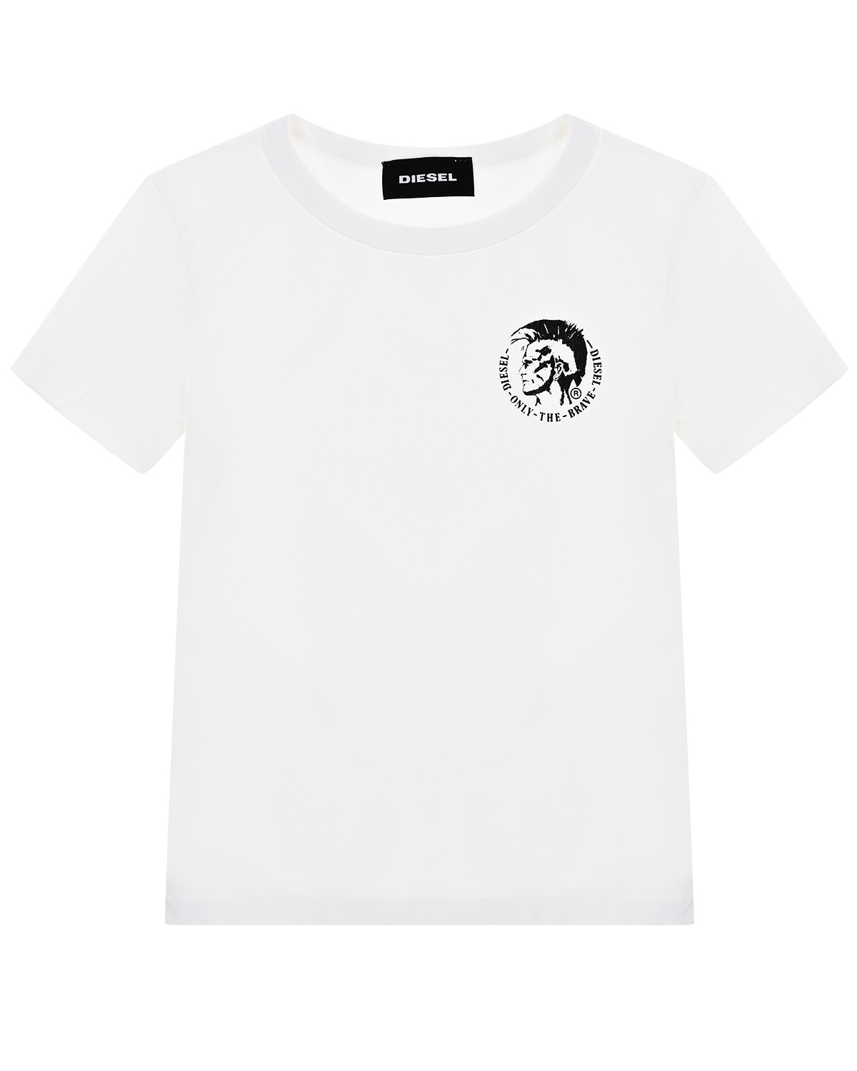 Белая футболка с логотипом Diesel детская - фото 1