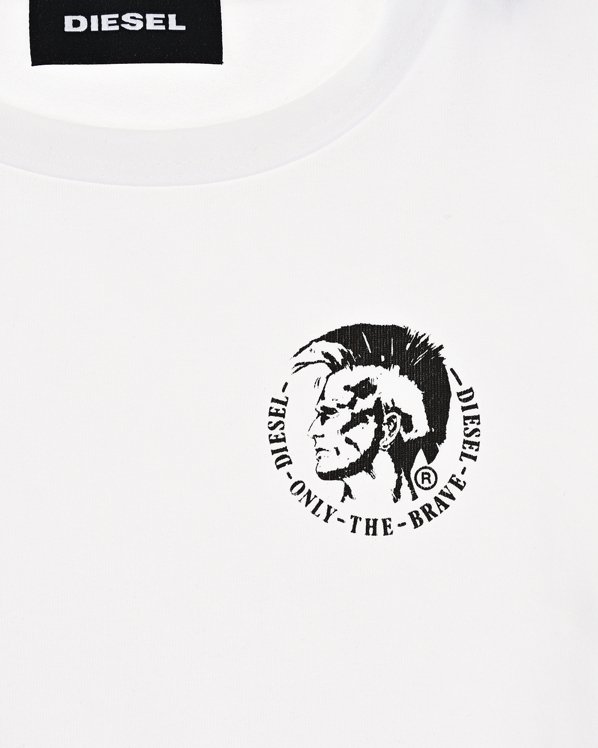 Белая футболка с логотипом Diesel детская - фото 3