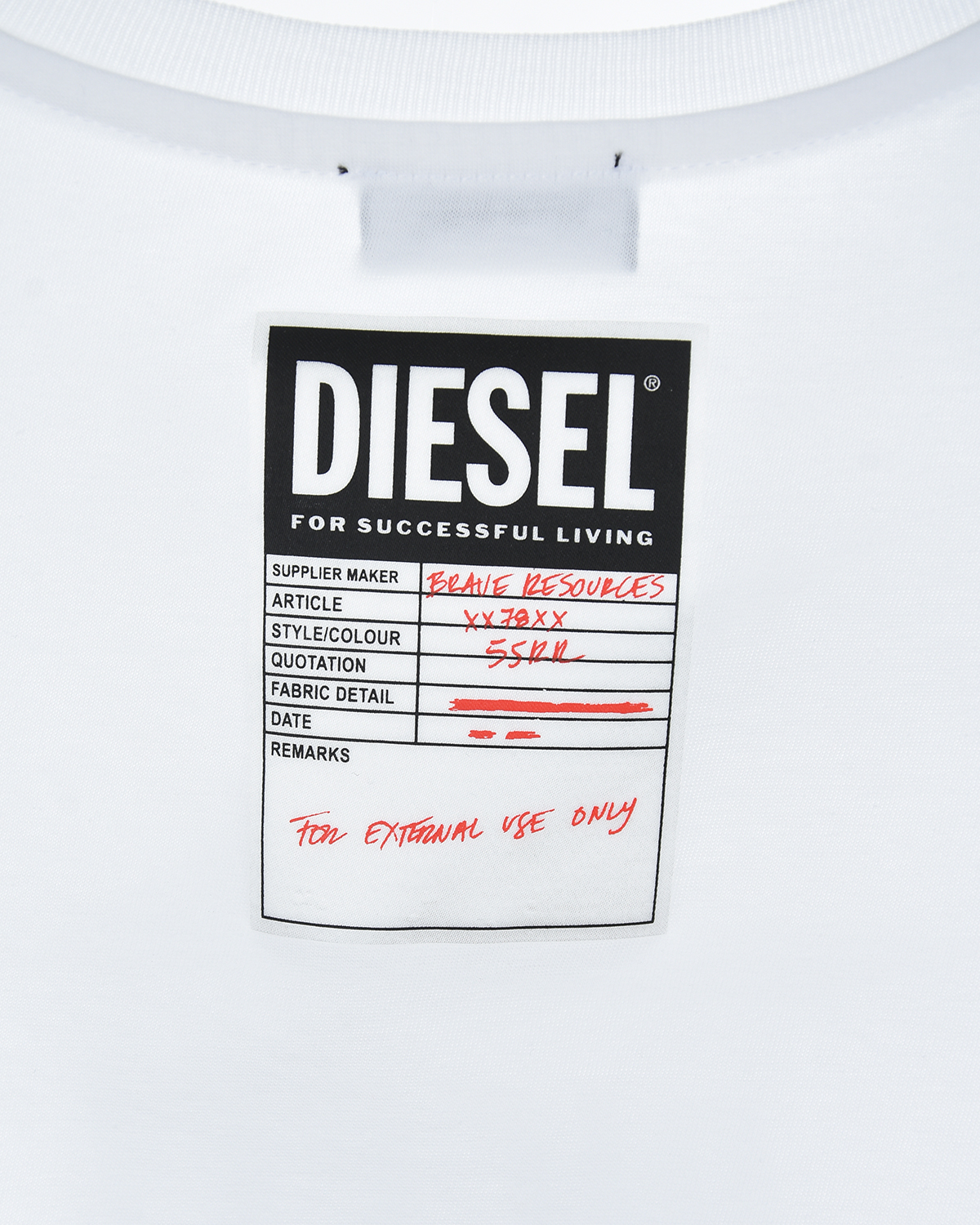 Белая футболка с логотипом Diesel детская - фото 4