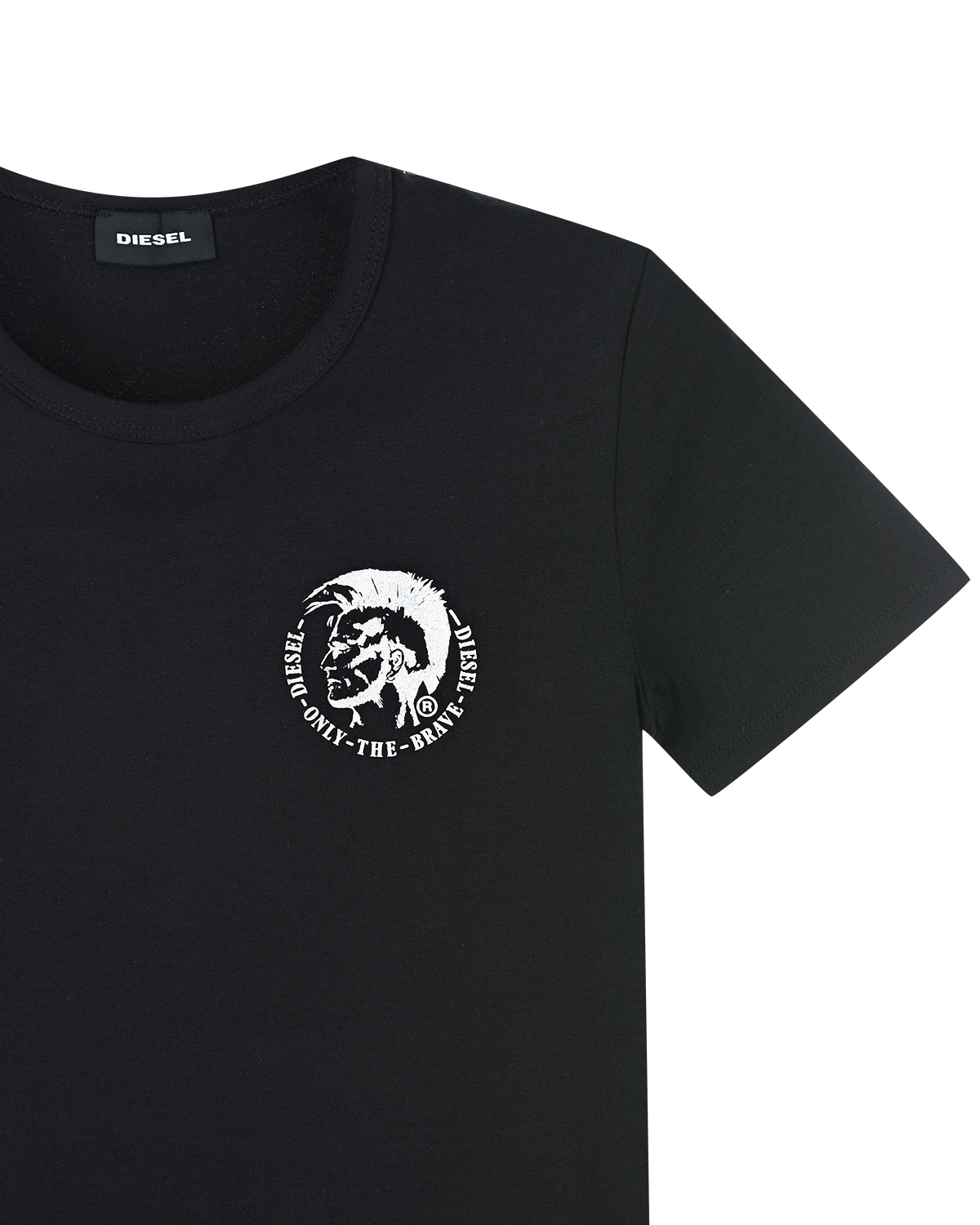 Черная футболка с логотипом Diesel детская - фото 3