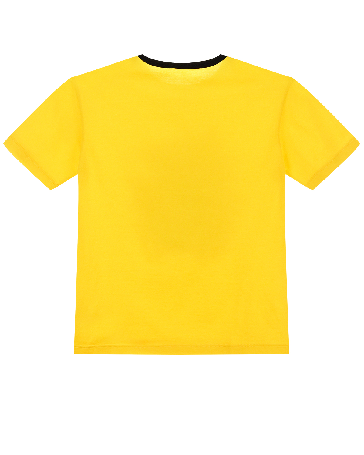 Желтая футболка с логотипом Dolce&Gabbana детская - фото 2