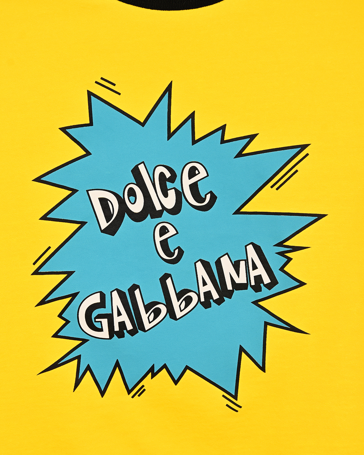 Желтая футболка с логотипом Dolce&Gabbana детская - фото 3