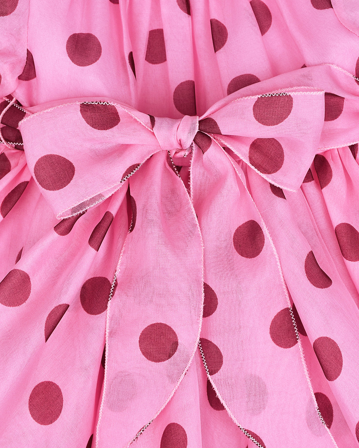 Розовое платье в горошек Dolce&Gabbana детское - фото 6