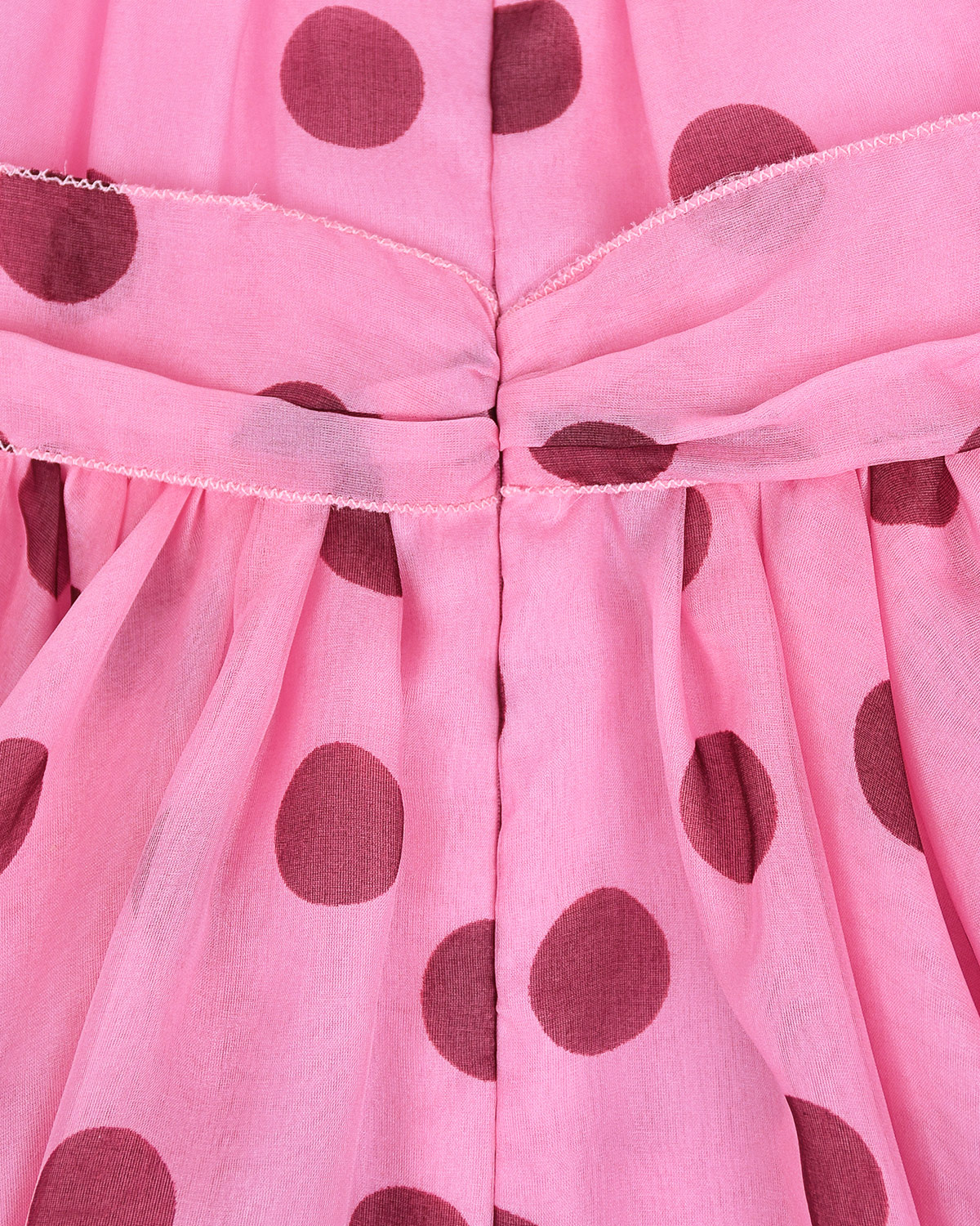 Розовое платье в горошек Dolce&Gabbana детское - фото 7
