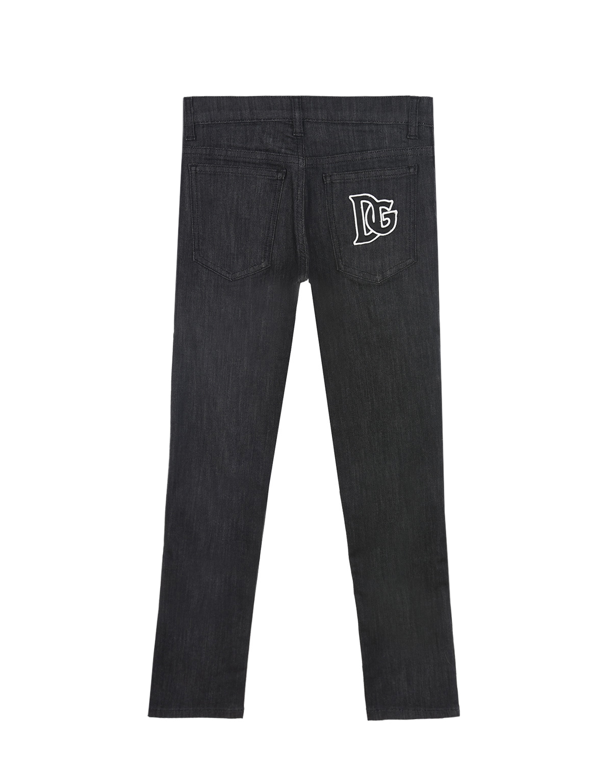 Темно-серые джинсы slim fit Dolce&Gabbana детское - фото 2