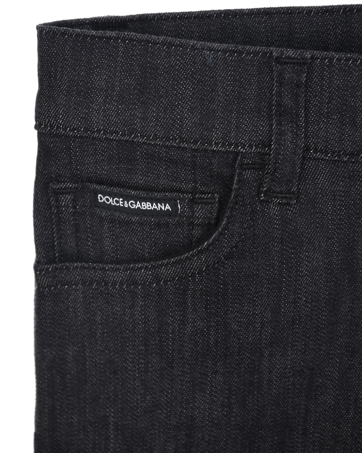 Темно-серые джинсы slim fit Dolce&Gabbana детское - фото 3