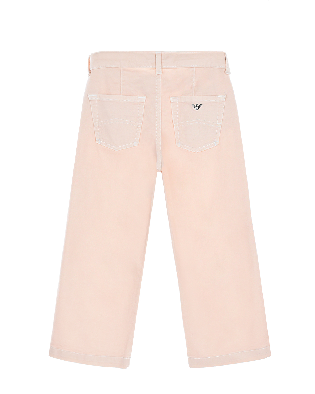 Розовые широкие джинсы Emporio Armani детские, размер 116, цвет розовый - фото 2
