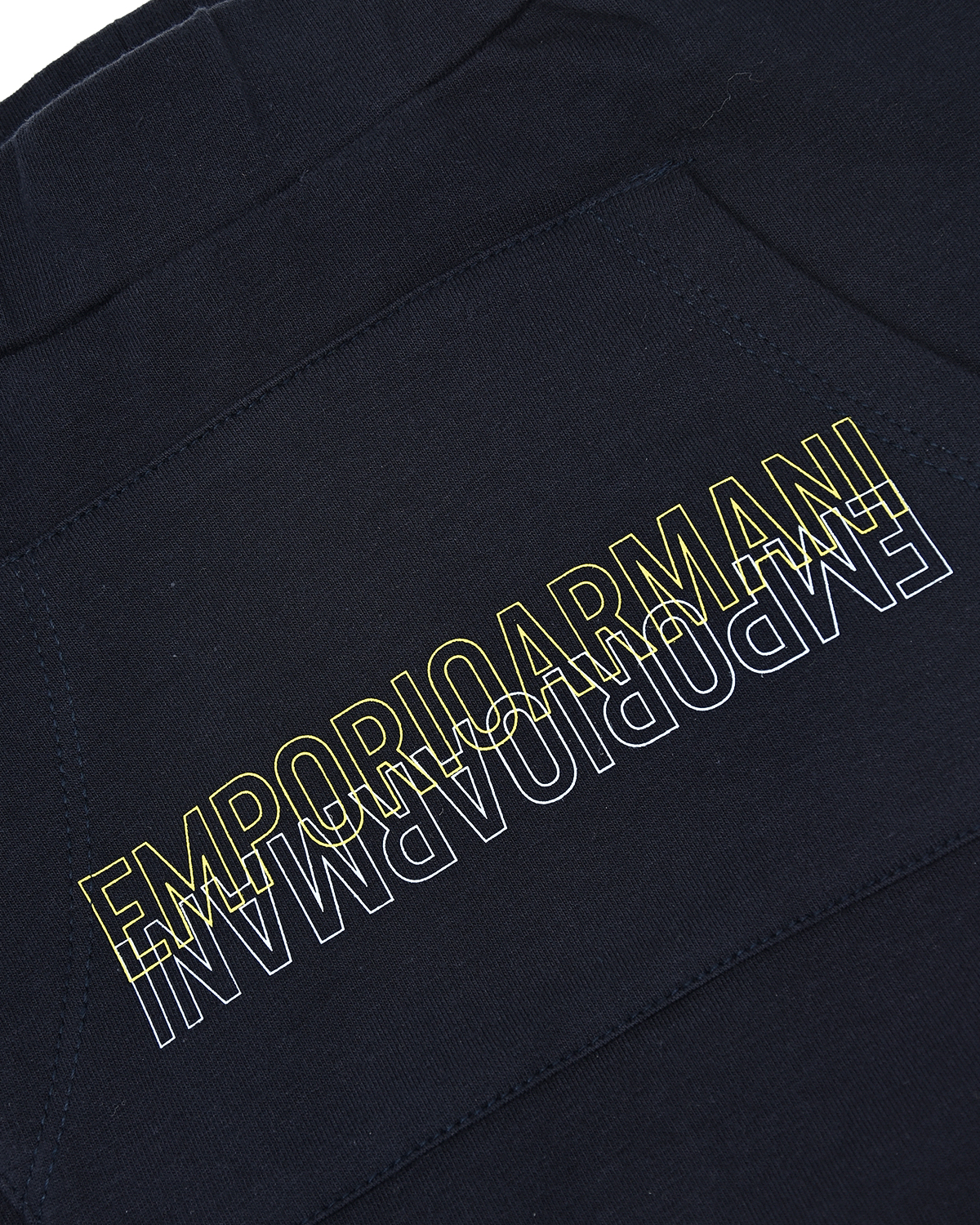 Спортивные брюки с карманом-кенгуру Emporio Armani детские - фото 3