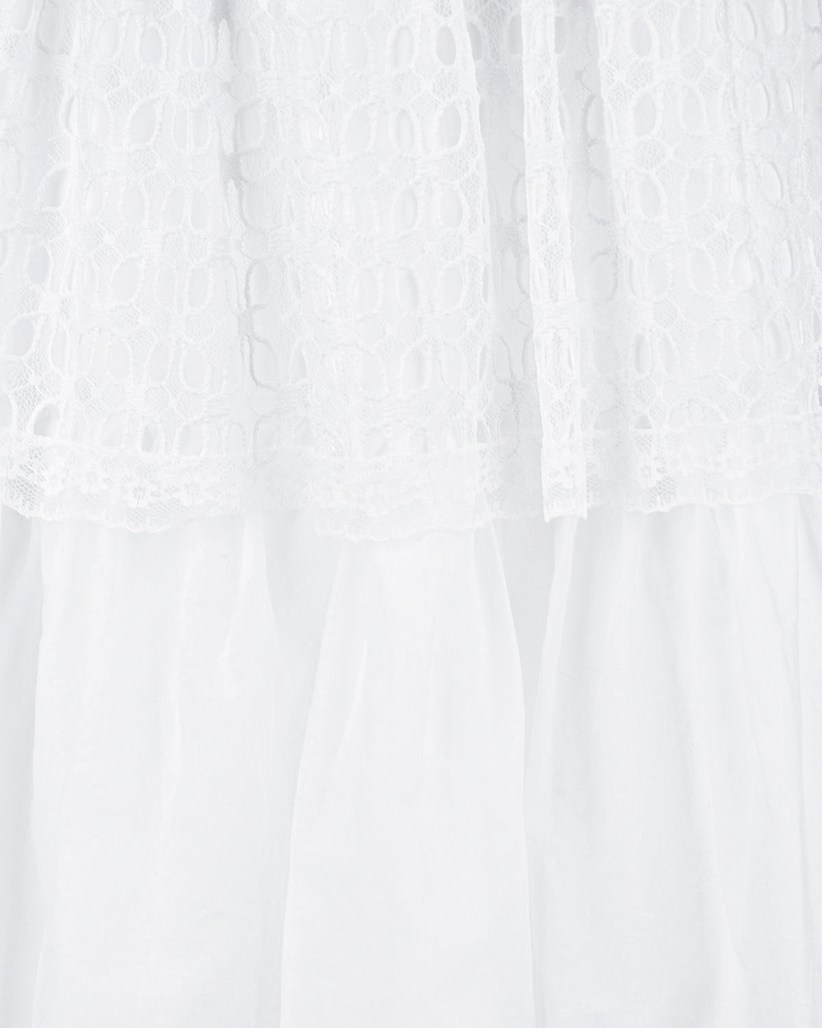 Белое платье с вышивкой Ermanno Scervino детское - фото 3