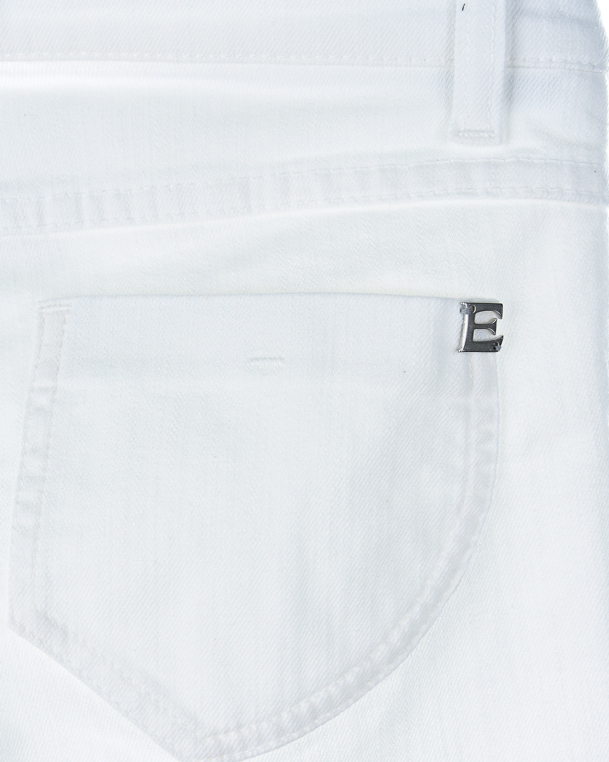 Белые джинсы с аппликациями Ermanno Scervino детские - фото 5