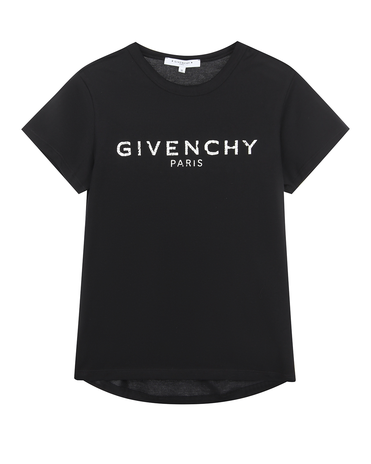 Черная футболка с логотипом Givenchy детская