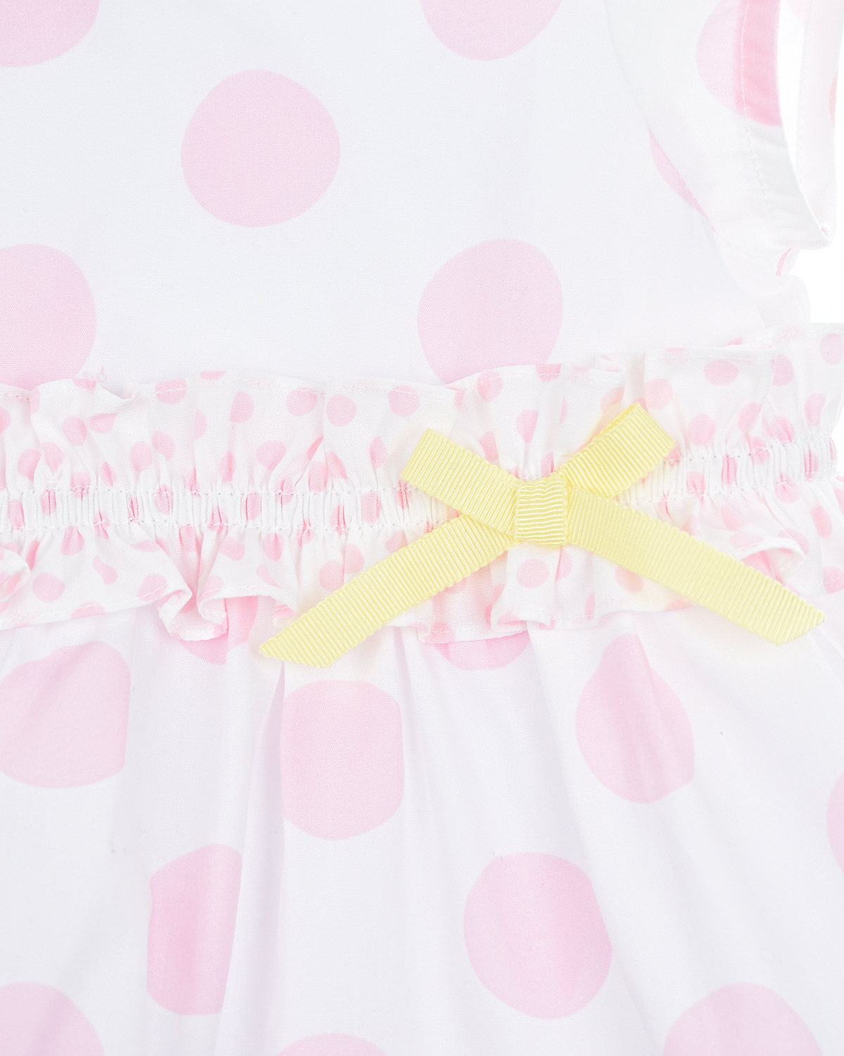 Платье в крупный розовый горох IL Gufo детское, размер 80 - фото 4
