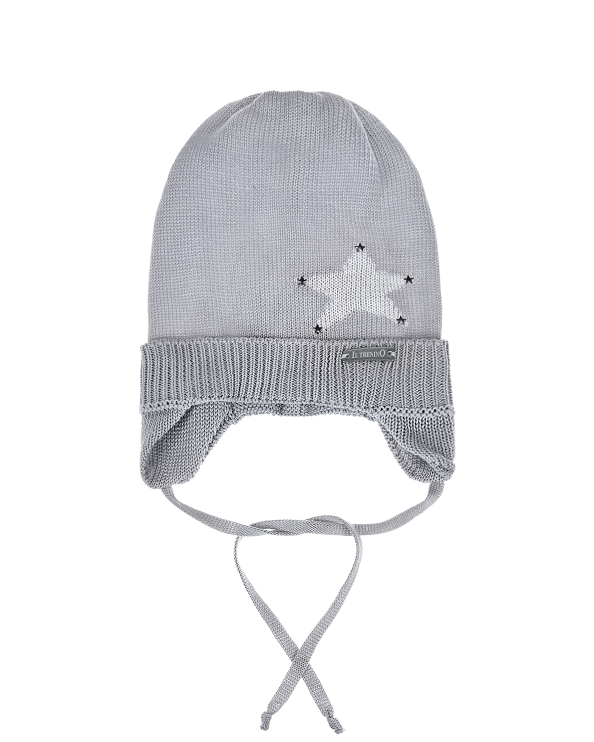 

Серая шапка со звездой Il Trenino детская, Нет цвета, Серая шапка со звездой Il Trenino детская