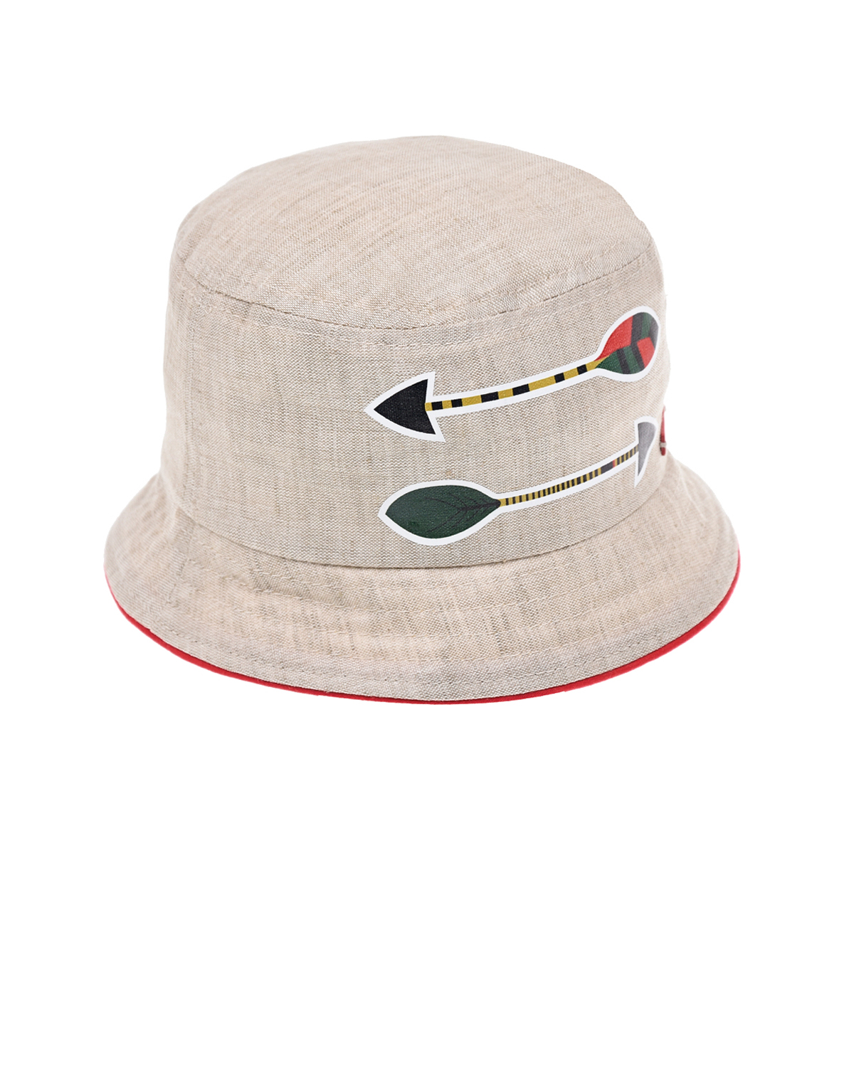 

Панама с принтом "Стрелы" Il Trenino детская, Нет цвета, Панама с принтом "Стрелы" Il Trenino детская