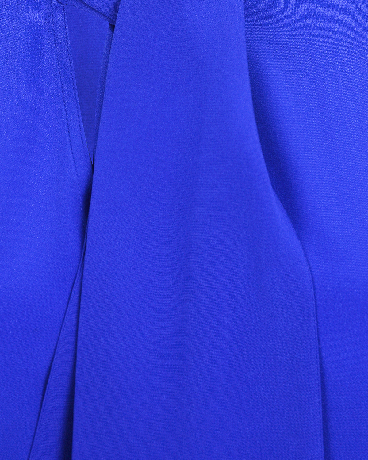Синее шелковое платье с воротником-аскот Joseph - фото 9