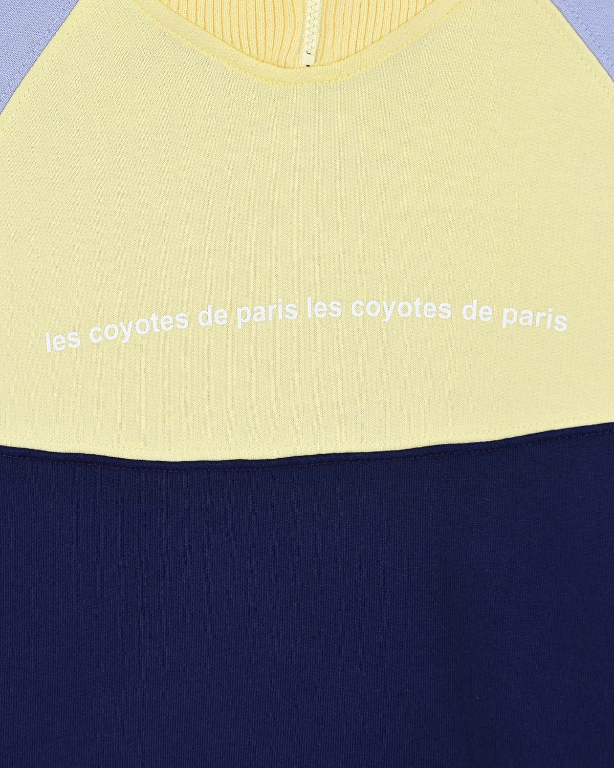 Свитшот с воротником-стойкой Les Coyotes de Paris детский, размер 164, цвет мультиколор - фото 4