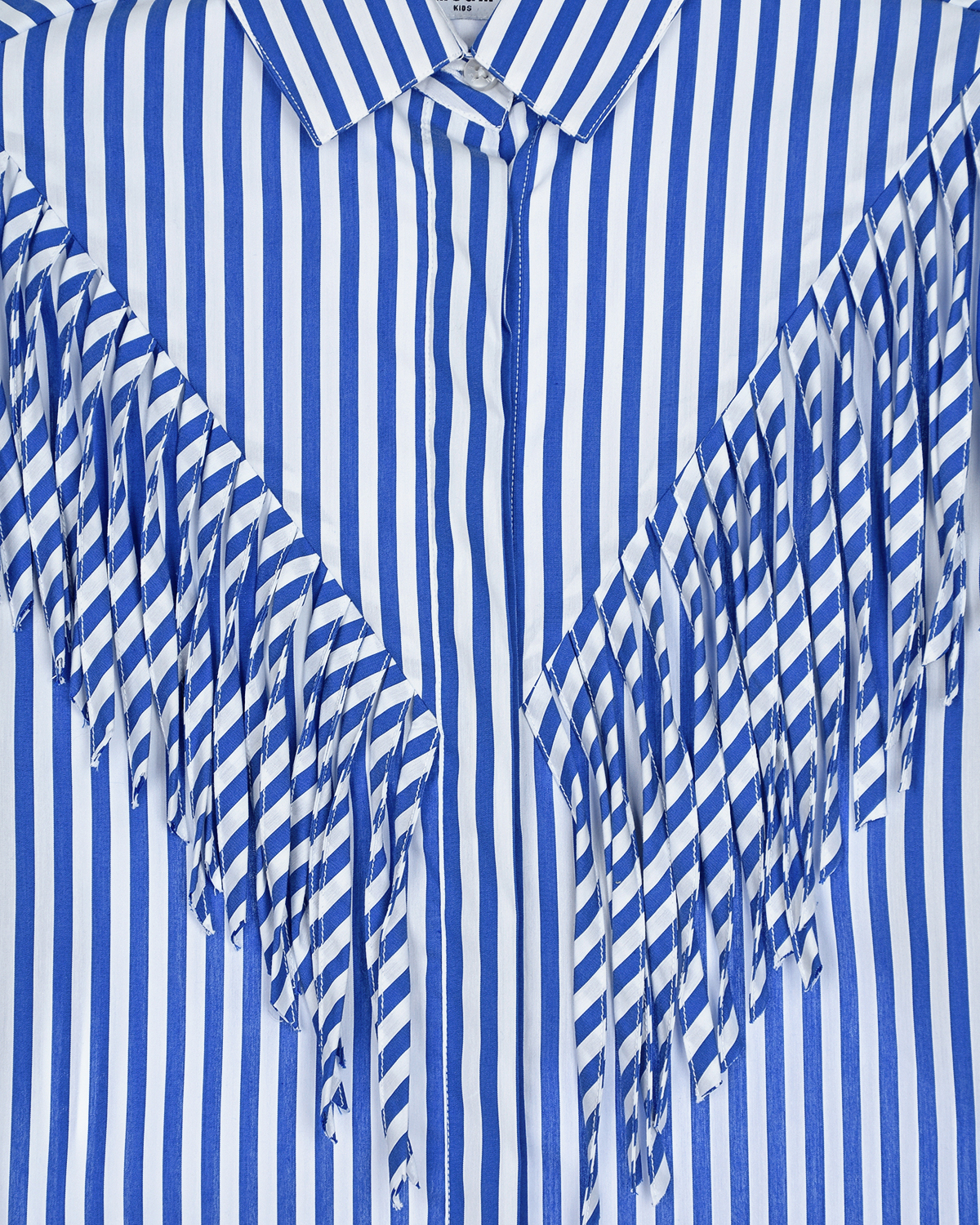 Платье-рубашка в полоску MSGM детское, размер 140, цвет мультиколор - фото 3