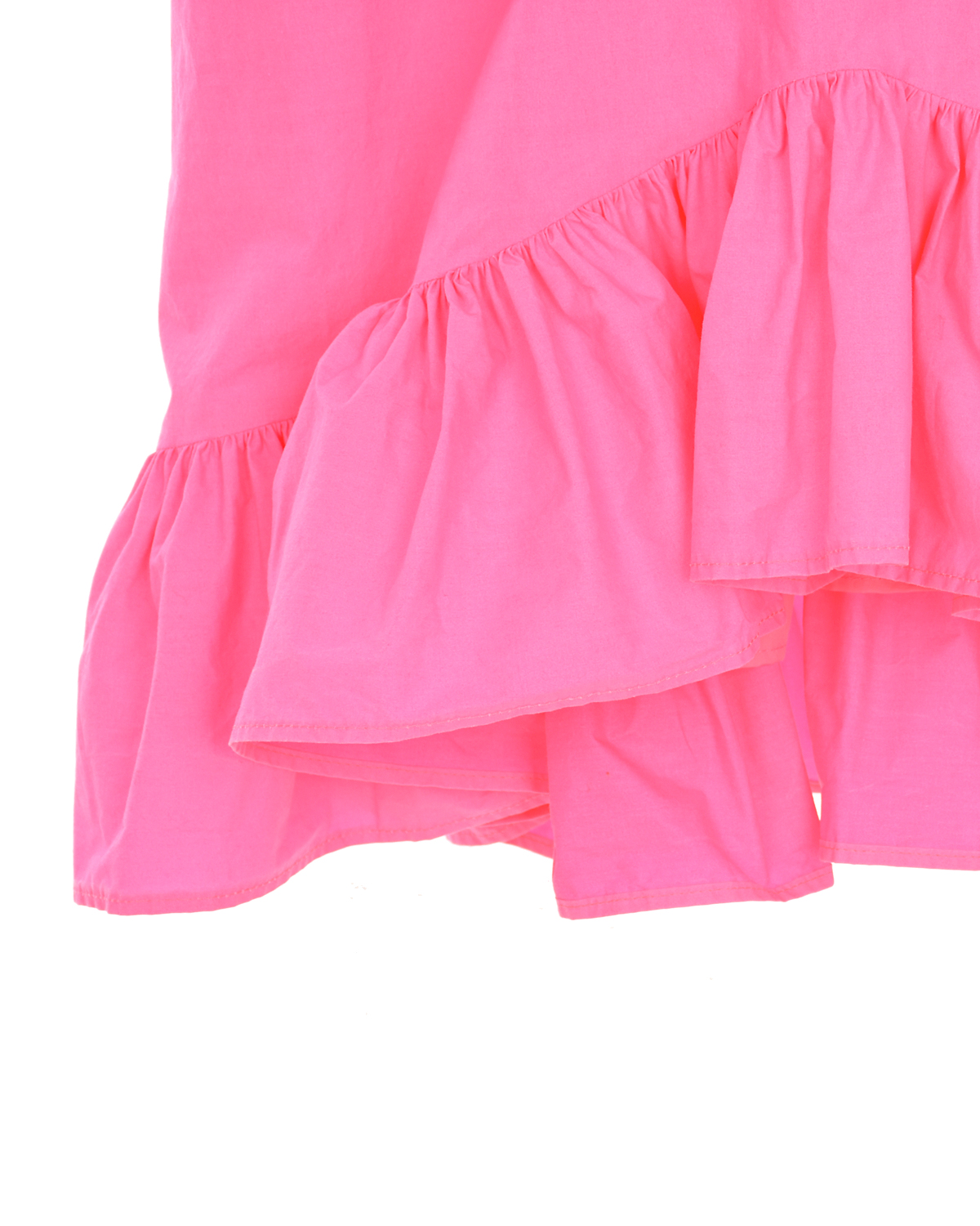 Платье цвета фуксии с оборкой MSGM детское, размер 140 - фото 6