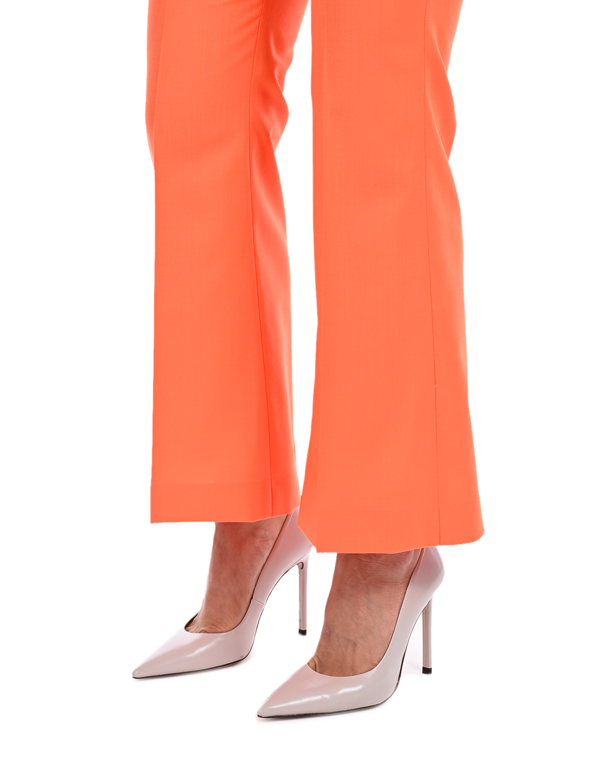 Укороченные оранжевые брюки MSGM - фото 7