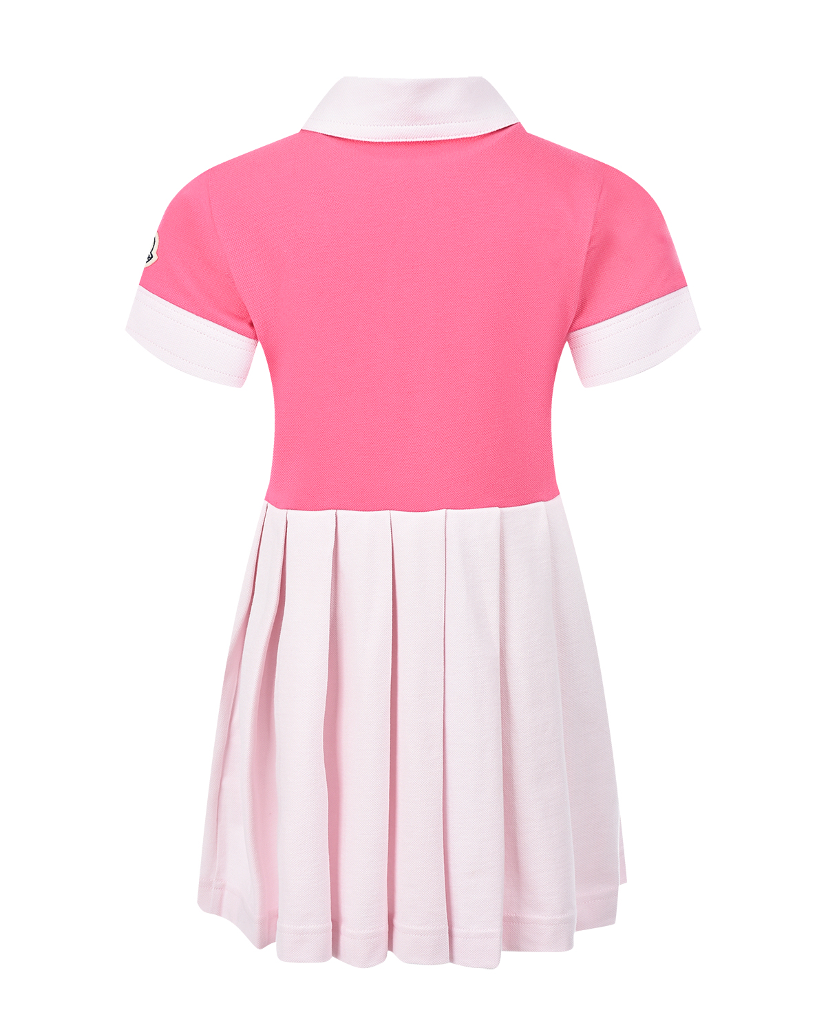 Розовое платье с юбкой пудрового цвета Moncler детское - фото 2