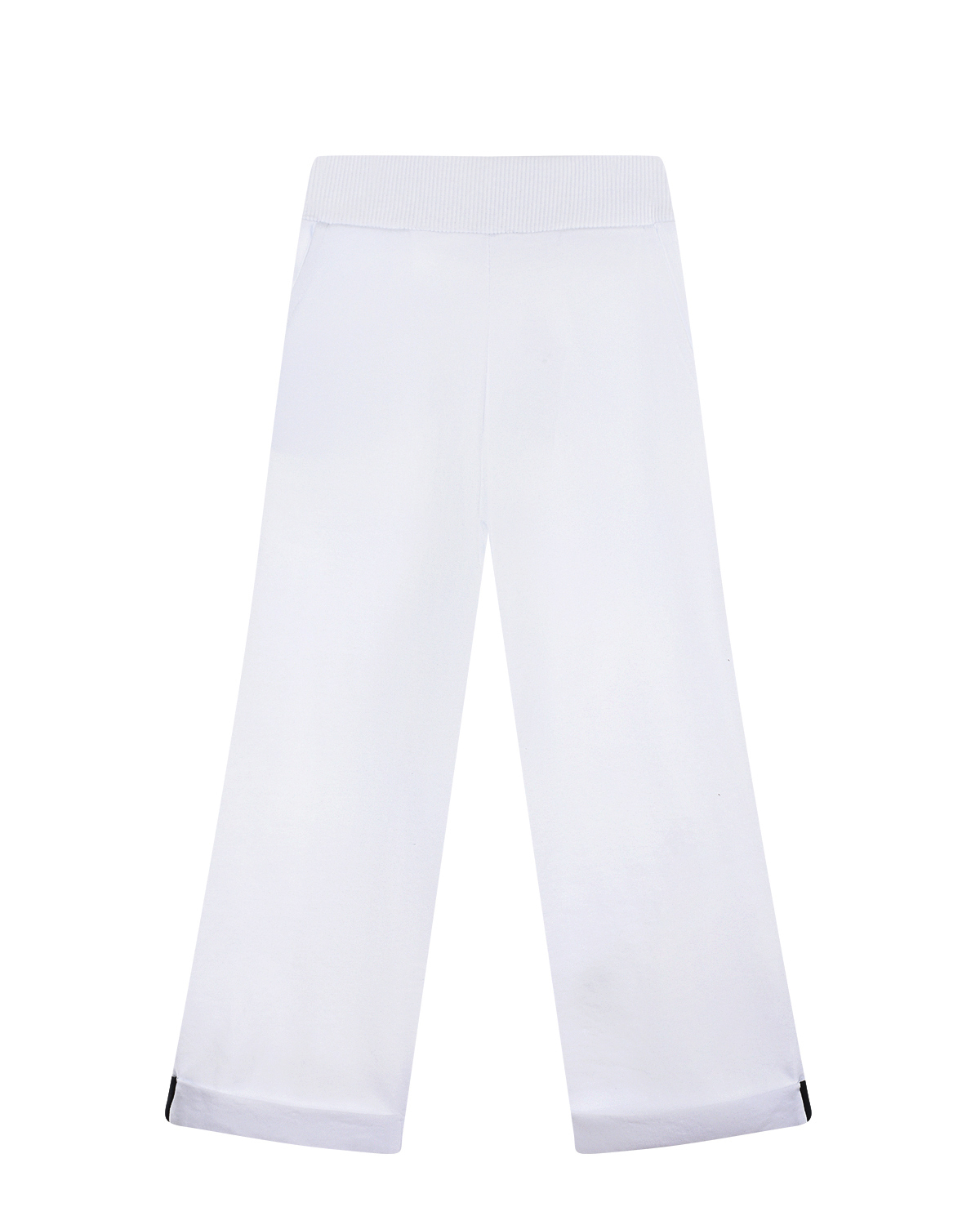 Белые спортивные брюки с принтом Minnie Mouse Monnalisa