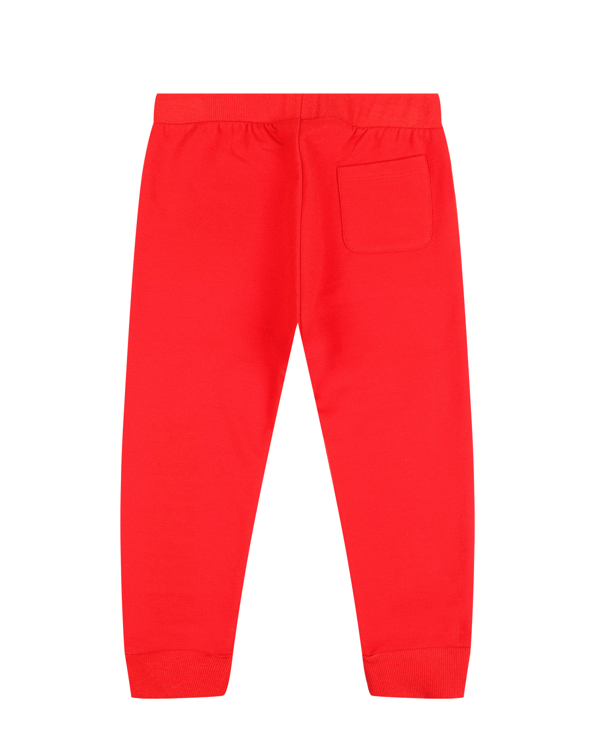 Красные спортивные брюки с логотипом Moschino детские - фото 2