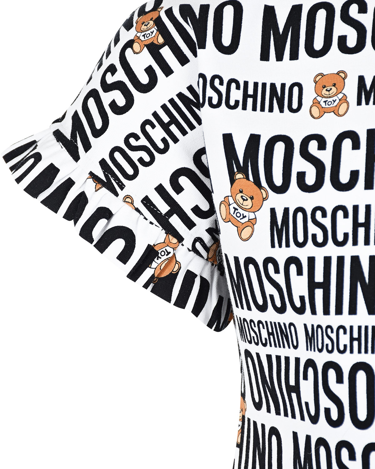 Платье-футболка с логотипом Moschino детское - фото 4