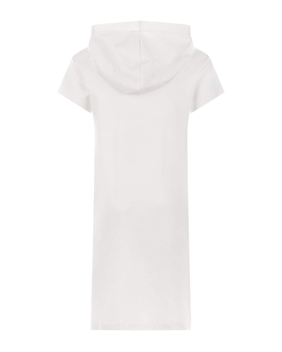 Белое платье-толстовка с логотипом Moschino детское - фото 2