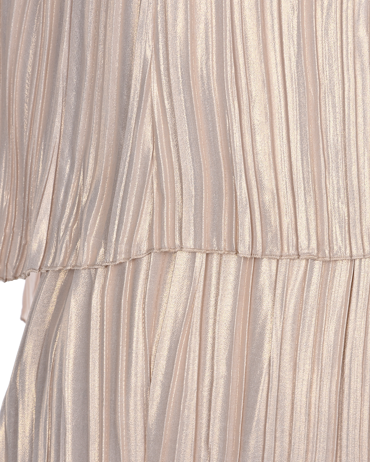 Бежевое платье с плиссировкой Panicale, размер 40, цвет бежевый - фото 4