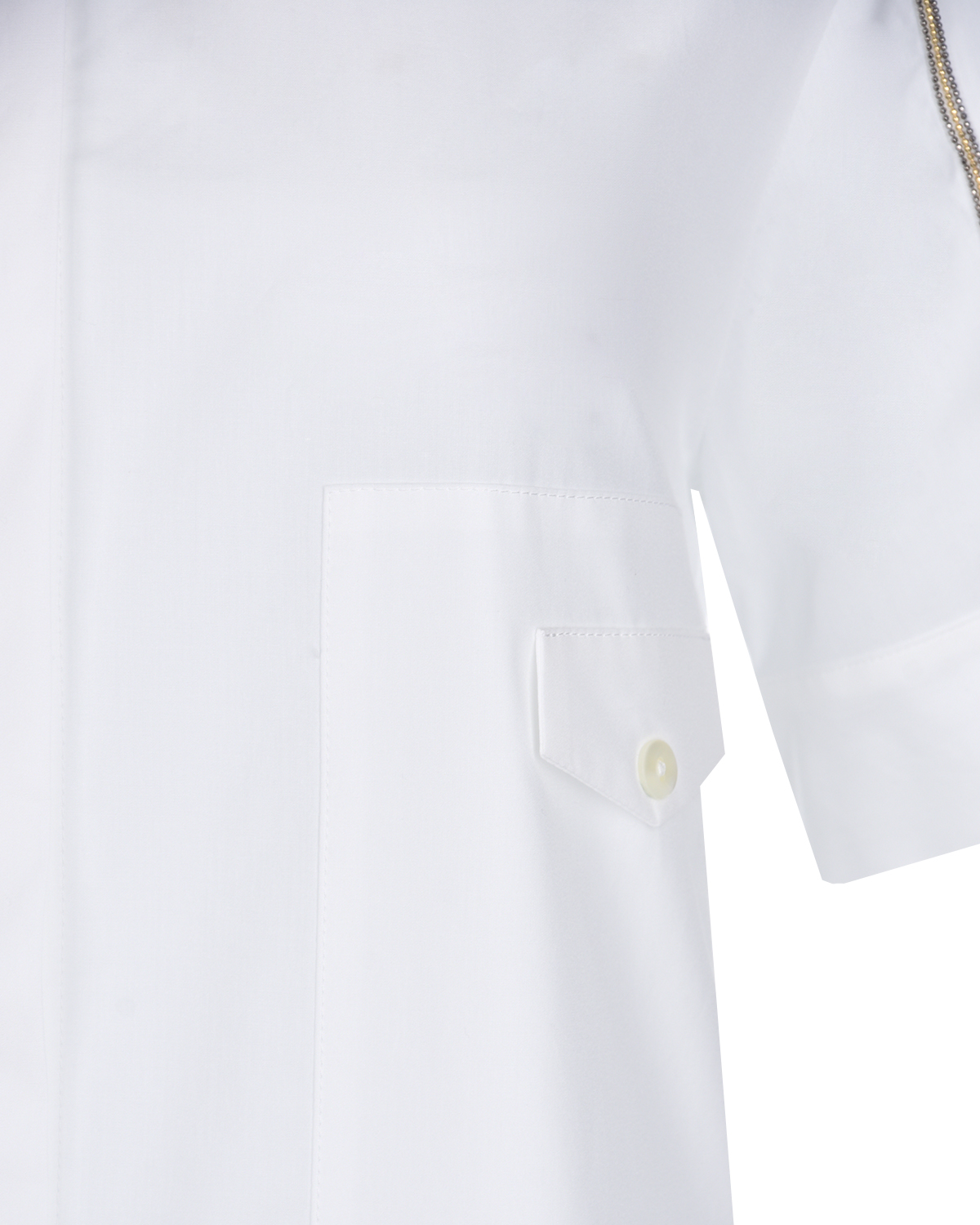 Хлопковое платье-рубашка Panicale, размер 40, цвет белый - фото 5
