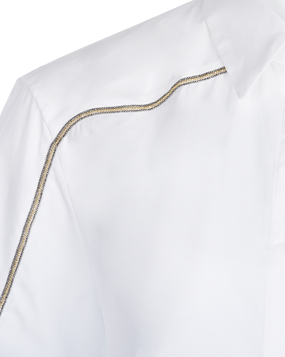 Хлопковое платье-рубашка Panicale, размер 40, цвет белый - фото 3