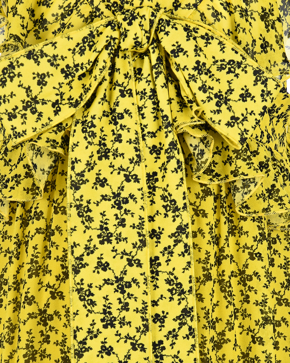 Желтое платье макси с цветочным принтом Philosophy детское, размер 140 - фото 5
