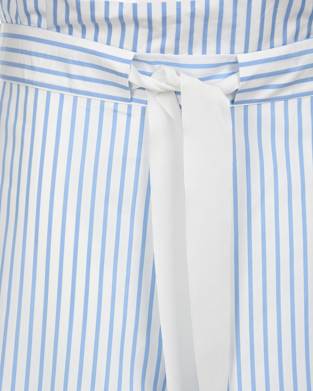Юбка-брюки в бело-голубую полоску Sara Roka, размер 42, цвет белый - фото 3
