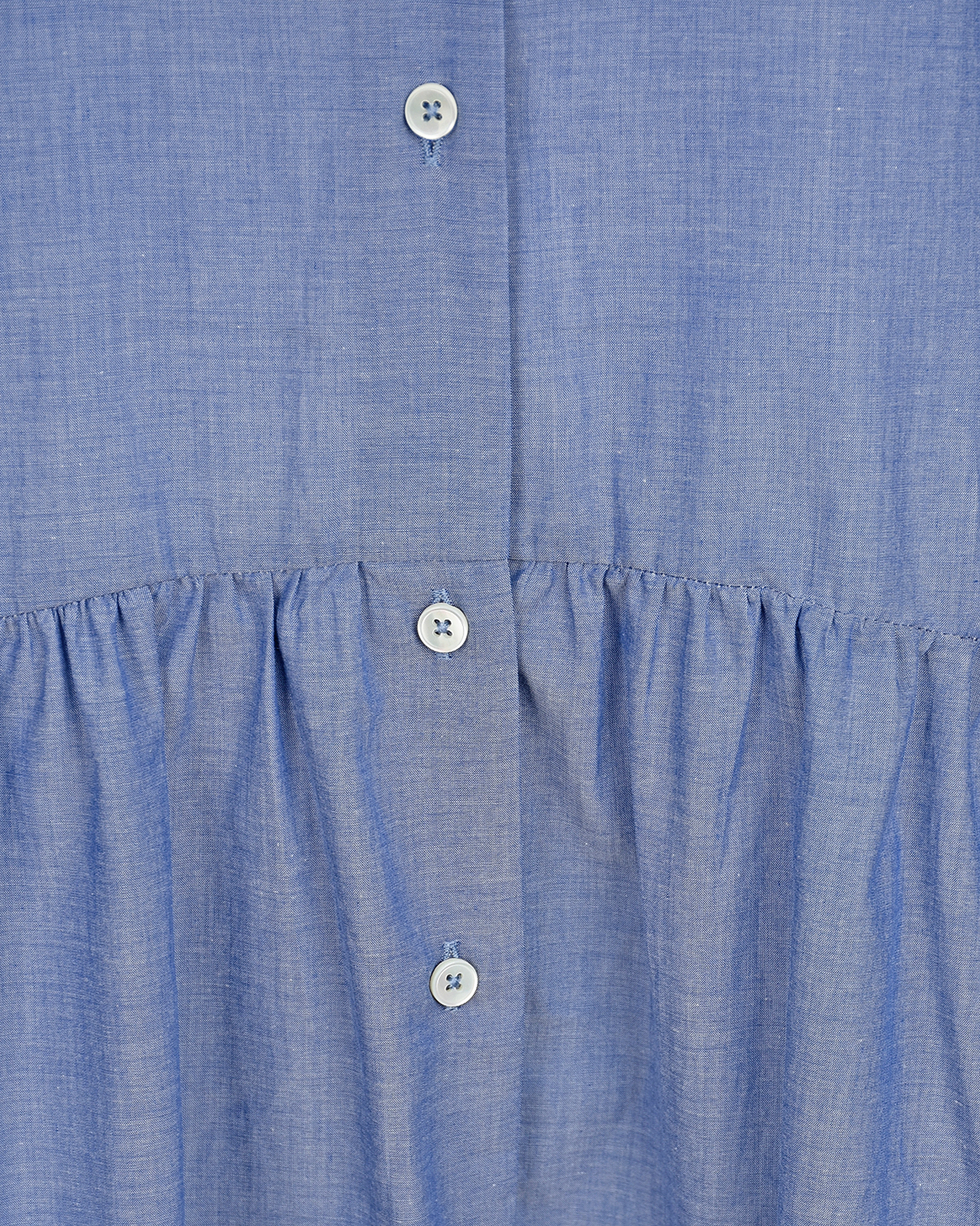 Синее платье-рубашка Sara Roka, размер 40, цвет синий - фото 4