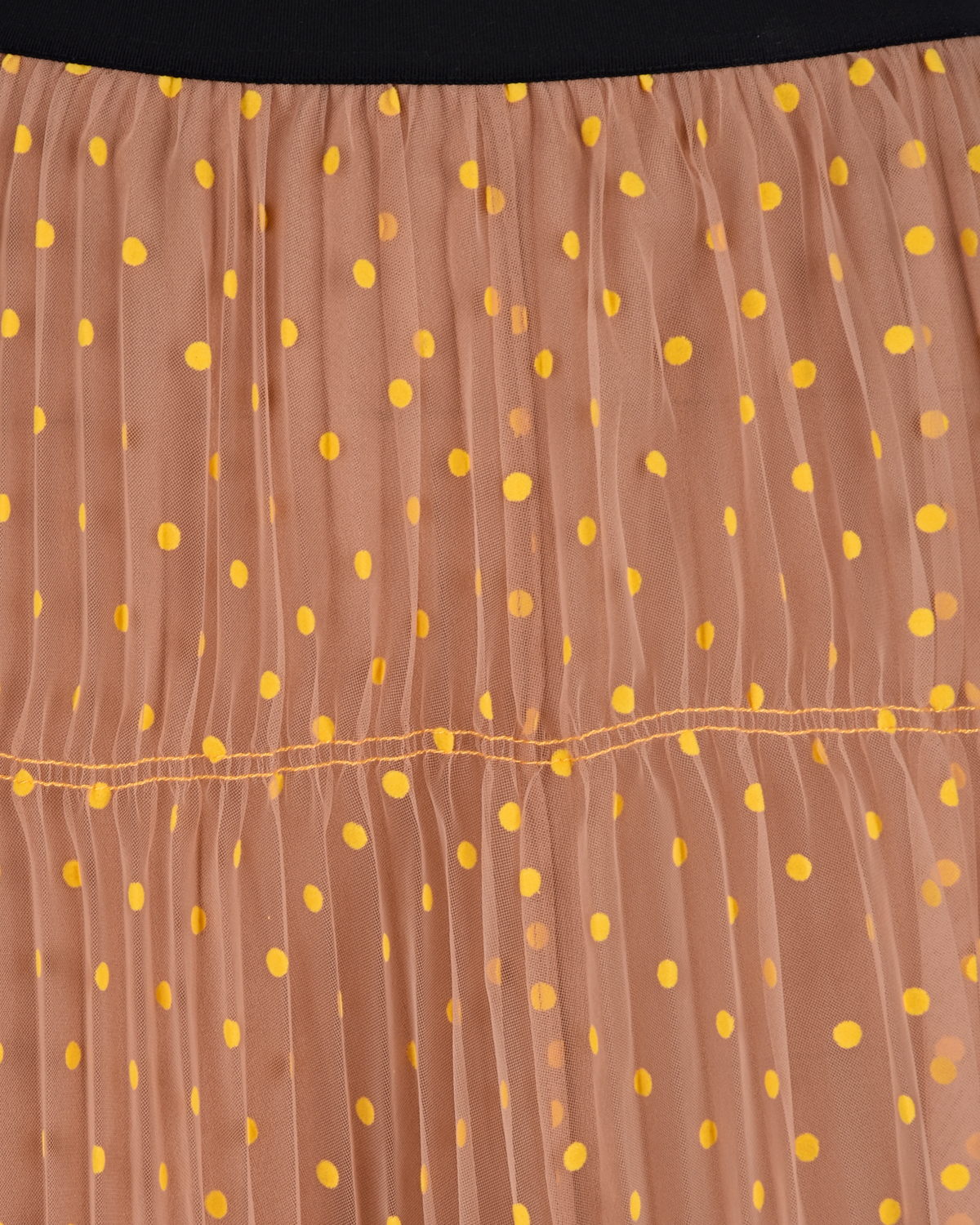 Многослойная юбка с узором в горошек Self Portrait, размер 42, цвет нет цвета - фото 4