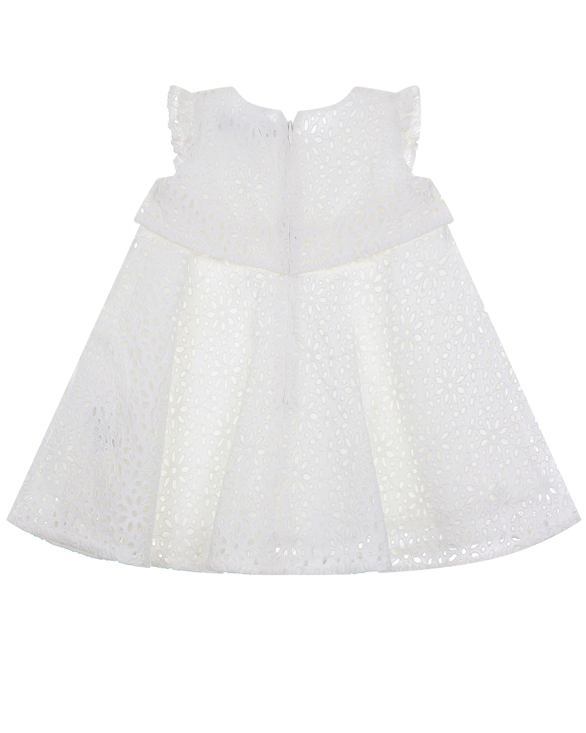 Белое платье с кружевной отделкой Tartine et Chocolat детское, размер 74, цвет белый - фото 2