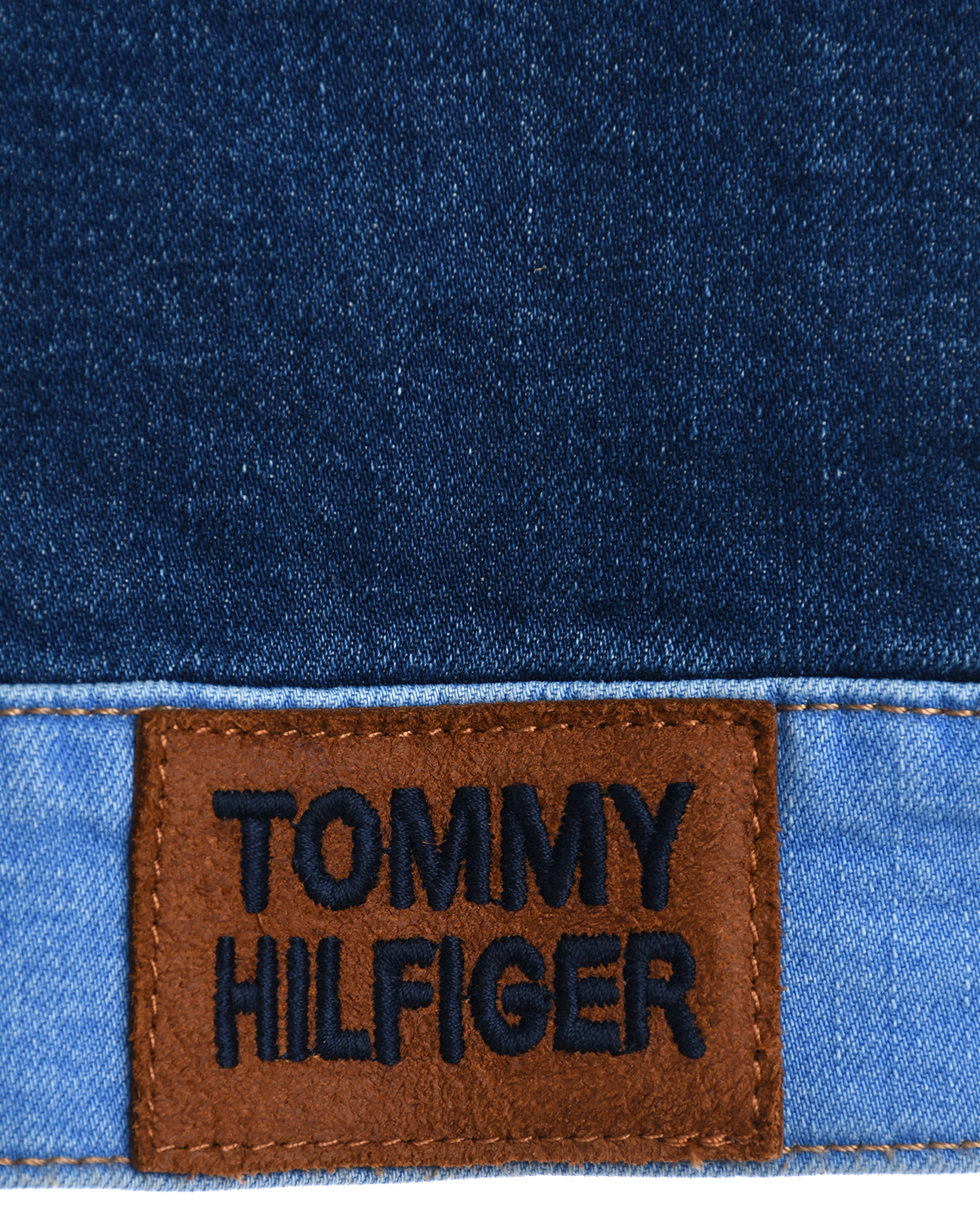 Синяя джинсовая куртка Tommy Hilfiger детская - фото 7