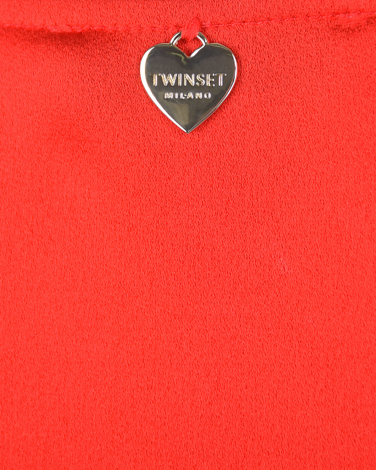 Красное платье с поясом TWINSET, размер 44, цвет красный - фото 11