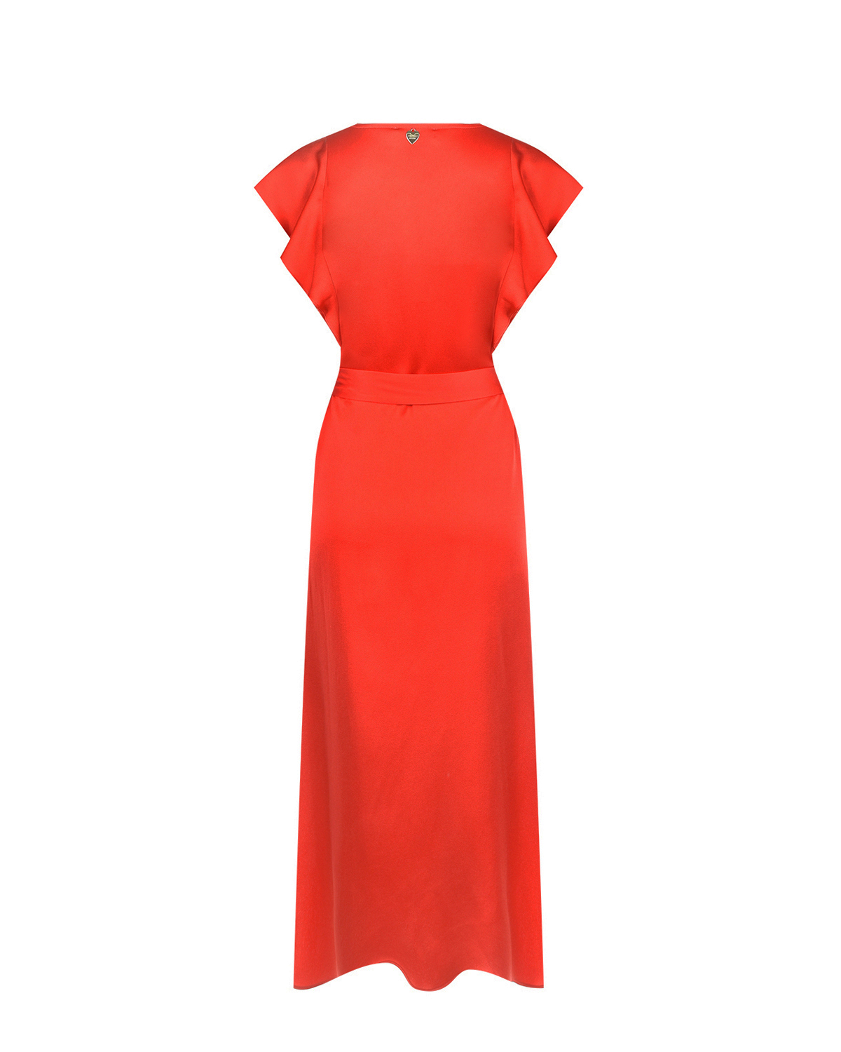 Красное платье с поясом TWINSET, размер 44, цвет красный - фото 6