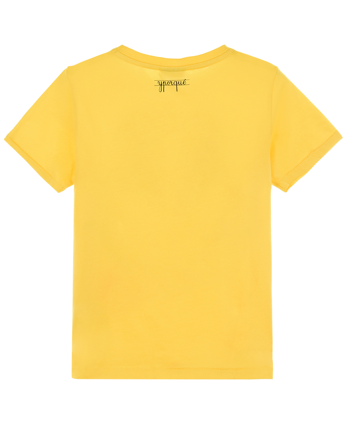 Желтая футболка с музыкальным брелоком Yporque детская, размер 104, цвет желтый - фото 2