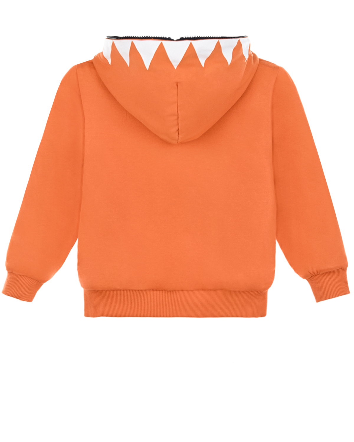 Спортивная куртка с принтом "Зубы" Zombie Dash детская, размер 92, цвет оранжевый - фото 4