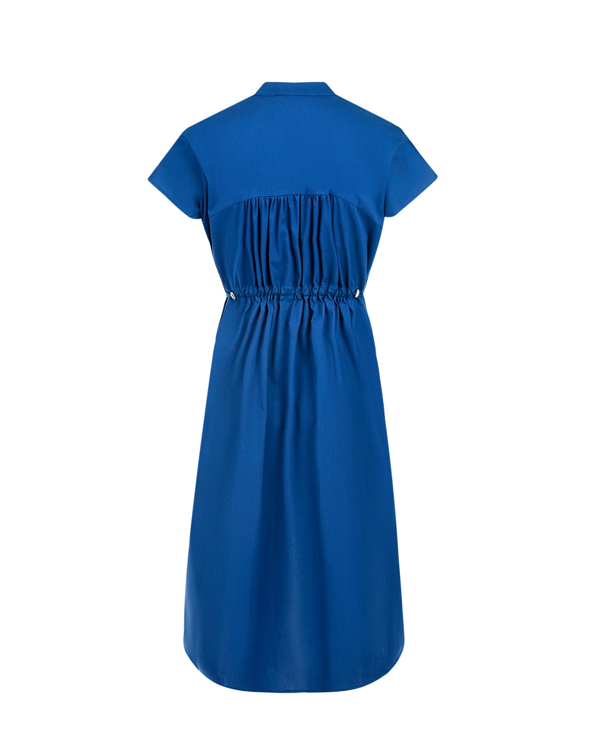 Синее платье с кулиской на спинке Attesa - фото 5