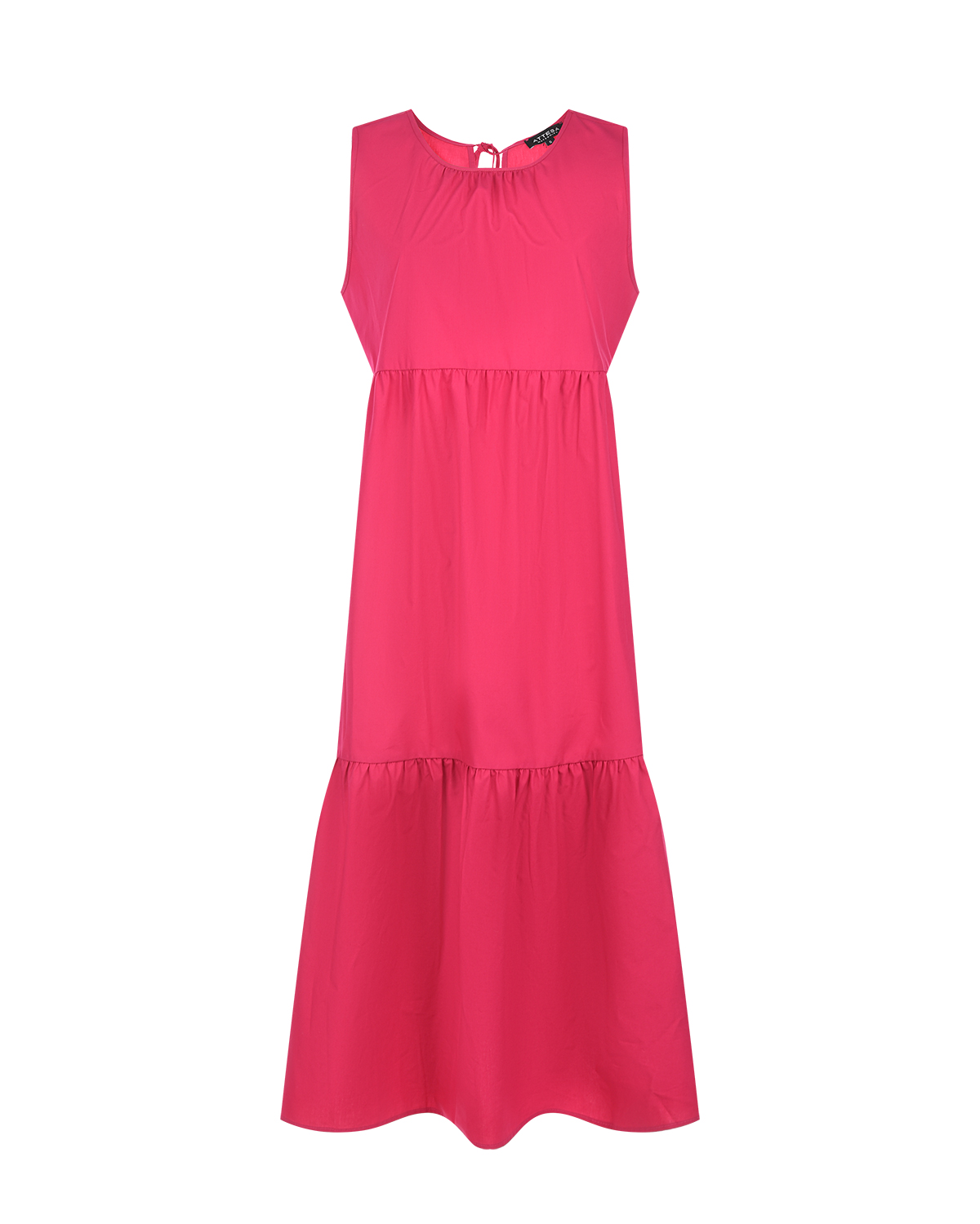 Розовое платье для беременных с воланами Attesa - фото 1